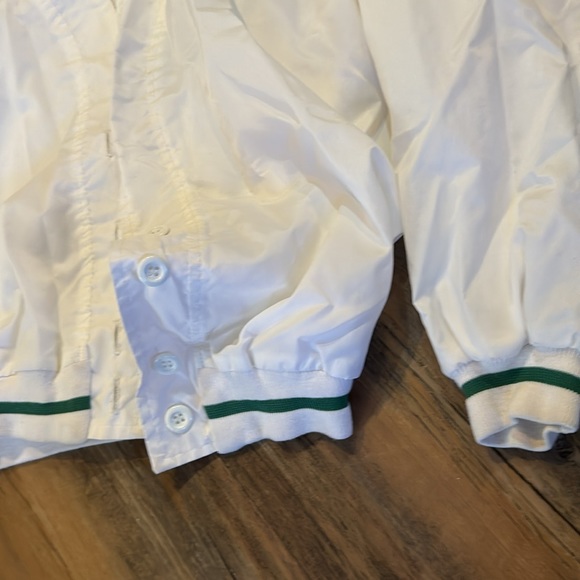 Vintage Lady Footlocker white with free accent stripe button jacket - Picture 4 of 6